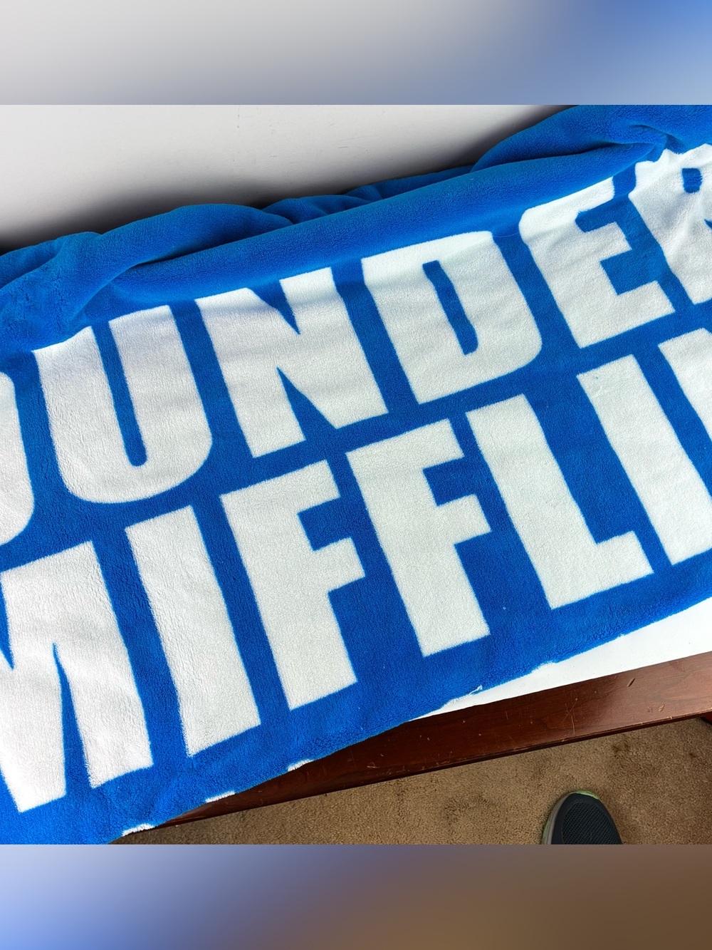 Spencer’s The Office Dunder-Mifflin Throw Blanket